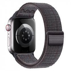 Watchband Hoco WA25 38/40/41mm Nylon Strap για Apple Watch series 1/2/3/4/5/6/7/8/9/SE/SE2 Black and Blue 45195