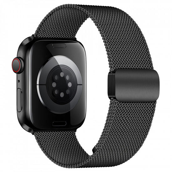 Watchband Hoco WA26 38/40/41mm Stainless Steel + Strong Magnetic για Apple Watch series 1/2/3/4/5/6/7/8/9/SE/SE2 Μαύρο 45187