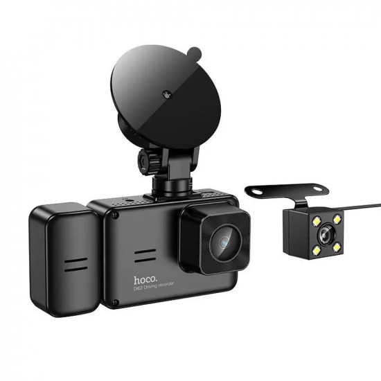 Καταγραφική Κάμερα Αυτοκινήτου Hoco DI62 Warrior 720p HD 150mAh Ultra Wide Γωνία Λήψης 145° 2