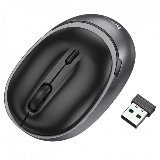 Ασύρματο Ποντίκι Hoco  GM34 Nuevo Dual Mode 1600dpi 2.4GHz 4 Πλήκτρων Μαύρο 45682