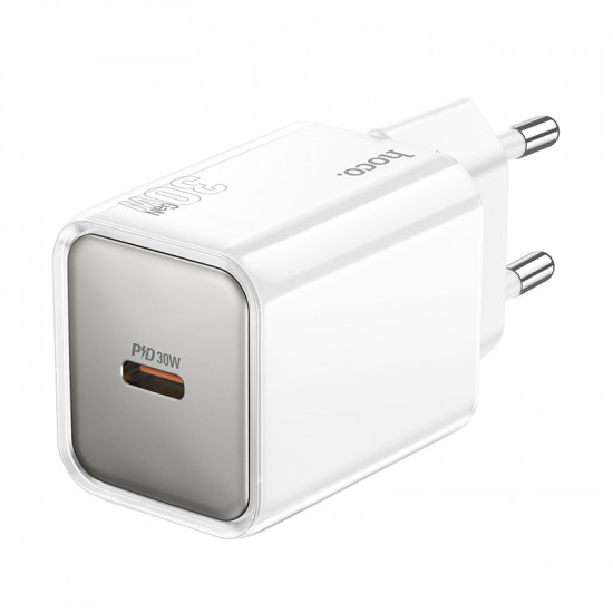 Φορτιστής Ταξιδίου N47 Glorious USB-C PD30W QC3.0A GaN Λευκός 45734