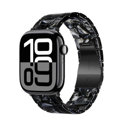 Watchband Hoco WA36 Elegant Series 38/40/41/42mm Πλαστικό Μπρασελέ Strap για Apple Watch series 1/2/3/4/5/6/7/8/9/SE/SE2 Μαύρο 50239