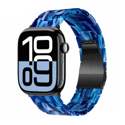 Watchband Hoco WA36 Elegant Series 38/40/41/42mm Πλαστικό Μπρασελέ Strap για Apple Watch series 1/2/3/4/5/6/7/8/9/SE/SE2 Μπλε 50240