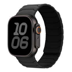 Watchband Hoco WA39 Flex Series 44/45/46/49mm Silicon Strap για Apple Watch series 1/2/3/4/5/6/7/8/9/se/ultra1/ultra2 Μαύρο 50211