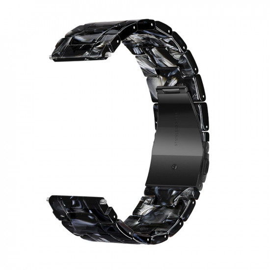 Watchband Hoco WH19 Elegant Series Πλαστικό Μπρασελέ για Samsung Huawei Xiaomi Vivo OPPO κα 20mm Universal Μαύρο 50274