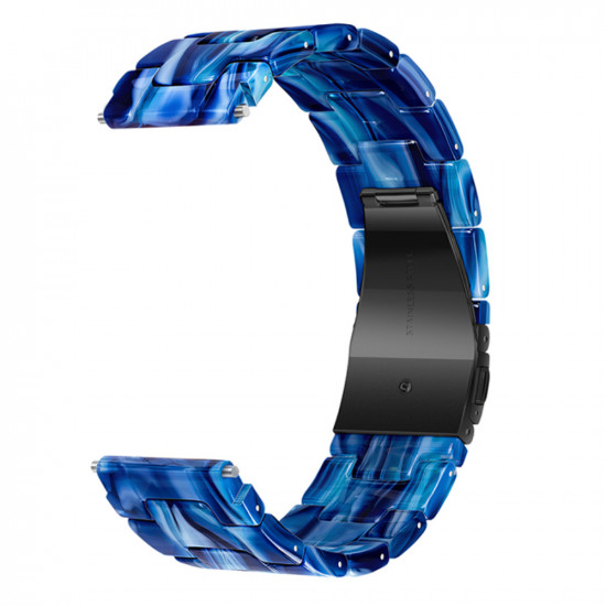 Watchband Hoco WH19 Elegant Series Πλαστικό Μπρασελέ για Samsung Huawei Xiaomi Vivo OPPO κα 22mm Universal Μπλε 50279