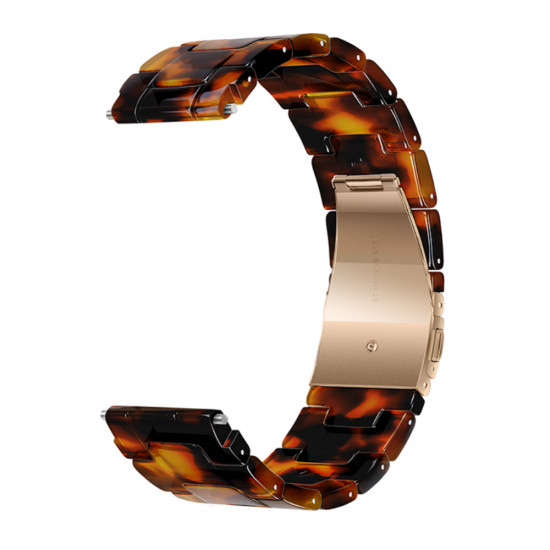 Watchband Hoco WH19 Elegant Series Πλαστικό Μπρασελέ για Samsung Huawei Xiaomi Vivo OPPO κα 22mm Universal Ταρταρούγα 50280