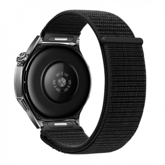 Watchband Hoco WH20 Belle Series Nylon για Samsung Huawei Xiaomi Vivo OPPO κα 20mm Universal Μαύρο 50265