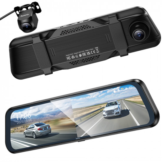 Καταγραφική Κάμερα Αυτοκινήτου Hoco DV16 1080p Full HD 140° 9.66