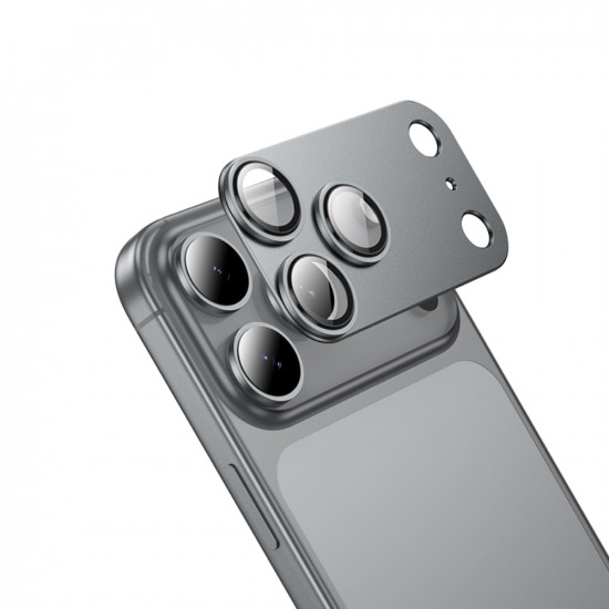 Προστασία Κάμερας Hoco Full Guard V16 για Apple iPhone 17 Pro Space Gray 50532