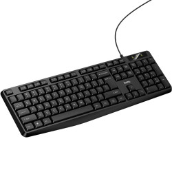 Ενσύρματο Πληκτρολόγιο Hoco GM60 Cool 104 Πλήκτρα (EN) με USB Καλώδιο 1.45m Μαύρο 50377