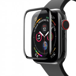 Tempered Glass Hoco 0.15mm Curved Silk Screen 44mm για Apple Watch 4 Μαύρο 28495