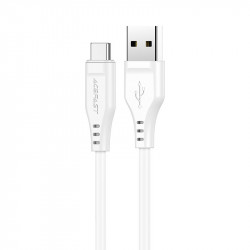 Καλώδιο Acefast C3-04 USB-A σε USB-C 3A Λευκό 1.2m 37394