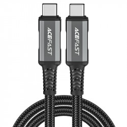 Καλώδιο Acefast C1-09 USB-C σε USB-C PD240W 40Gbps Data Transfer 4K Screem Support Μαύρο 1.2m 45228
