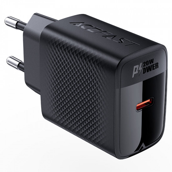 Φορτιστής Ταξιδίου Acefast A82 GaN USB-C 20W Μαύρος 45829