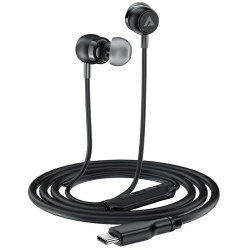 Hands Free Acefast L8 Earphones Stereo USB-C με Μικρόφωνο 1.2m Μαύρα Συμβατά με Όλες τις Συσκευές USB-C 49574