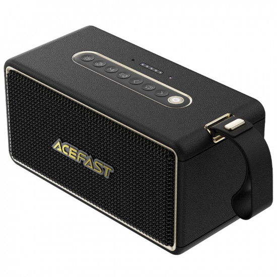 Φορητό Ηχείο Wireless Acefast K3 Max v5.4 TWS 80W 5000mAh με Μικρόφωνο USB AUX TF και RGB Φωτισμό IPX6 Μαύρο 49548