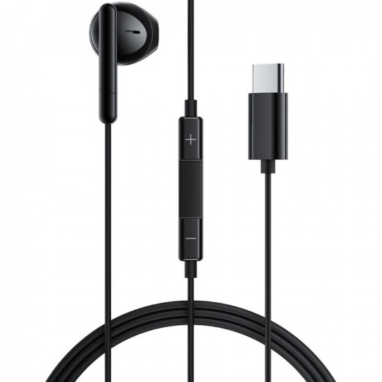 Hands Free Acefast L9 Μονό Ακουστικό USB-C με HD Μικρόφωνο Συμβατά με Όλες τις Συσκευές USB-C Μαύρα 1.2m 49572