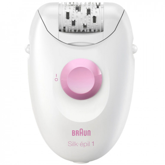 Μηχανή Αποτρίχωσης για το Σώμα BRAUN SE1-000 Silk Epil 1 με Σύστημα 20 Τσιμπίδων και Άκρες SoftLift Tips 47866