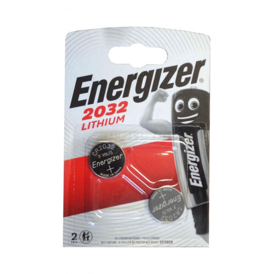 Buttoncell Lithium Energizer CR2032 3V Τεμ. 2 26374