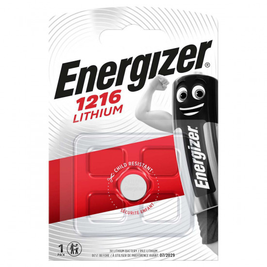 Buttoncell Energizer Lithium CR1216 Τεμ. 1 31018