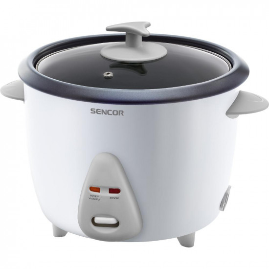 Ατμομάγειρας Ρυζιού Rice Cooker 1,5lt Stainless Steel Sencor SRM 1500WH Λευκό 41908