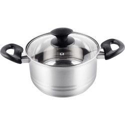Κατσαρόλα LEGER SS 18x10,5cm 2,5lt Stainless Steel Lamart LTB1810 Ασημί 42930
