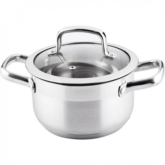 Κατσαρόλα PRESTIGE SS 18x10,5cm 2,5lt Stainless Steel Lamart LTSS1810 42935