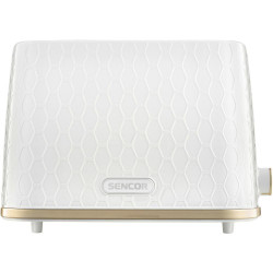 Φρυγανιέρα Sencor STS 7200WH 2 Θέσεων 930W 3D Pattern Design Λευκή 41975