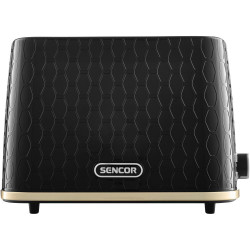 Φρυγανιέρα Sencor STS 7201BK 2 Θέσεων 930W 3D Pattern Design Μαύρη 41976