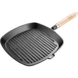 Τηγάνι Γκριλιέρα IRON από Μαντέμι 24cm Lamart LT1063 Μαύρο 42967
