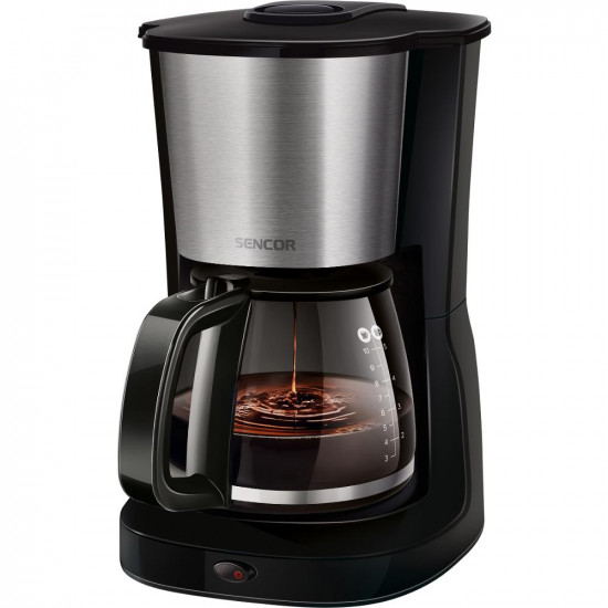 Καφετιέρα Φίλτρου Sencor SCE 3050SS 1.25L 1000W Μαύρη 42025