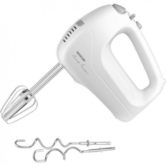 Μίξερ Χειρός 5 Ταχυτήτων 200W Sencor SHM 5400WH Λευκό/Γκρι 42063
