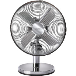 Επιτραπέζιος Ανεμιστήρας Sencor SFE 2540SL 30W Διαμέτρου 25cm με 3 Ταχύτητες και Σώμα απο Χρώμιο 42143