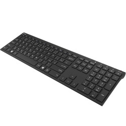 Aσύρματο Πληκτρολόγιο Yenkee YKB 2000CS Slim με Χαμηλού Προφίλ Αθόρυβα Πλήκτρα και Λειτουργία Auto Sleep Μαύρο 49698