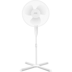 Ανεμιστήρας Δαπέδου Sencor SFN 4010WH 40W 3 Ταχυτήτων Διαμέτρου 40cm Λευκός 42314