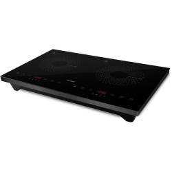 Φορητή Επαγωγική Εστία Sencor SCP 4601GY Διπλή TouchControl 3400W 12-26cm Μαύρη 42361