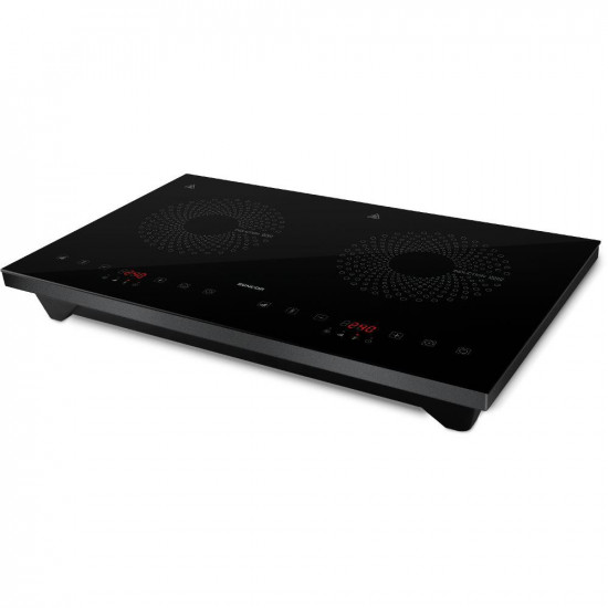 Φορητή Επαγωγική Εστία Sencor SCP 4601GY Διπλή TouchControl 3400W 12-26cm Μαύρη 42361
