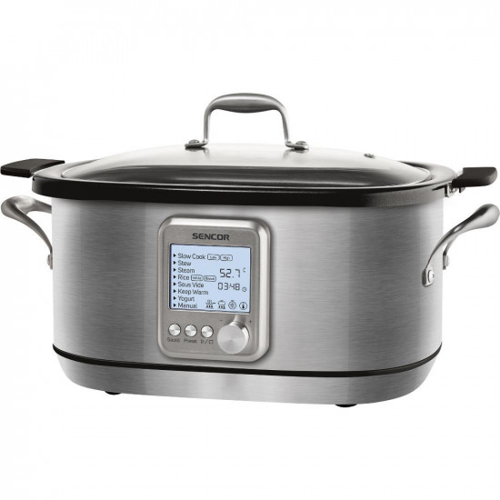 Ηλεκτρική Γάστρα με Χωρητικότητα 6lt 1250W Sencor SPR 7200SS Ασημί 42366