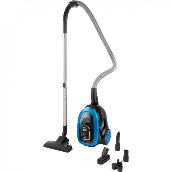 Ηλεκτρική Σκούπα Sencor SVC 1035TQ 750W χωρίς Σακούλα με σωλήνα XL Clean Air Dual HEPA H13 75 dB(A)  Μαύρο/Μπλε 42451