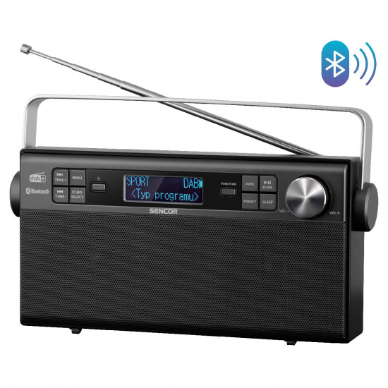 Φορητό Ραδιόφωνο Sencor SRD 7800 4W Bluetooth 5.0 3.5mm με Ενσωματωμένη Μπαταρία 1200mAh 41672