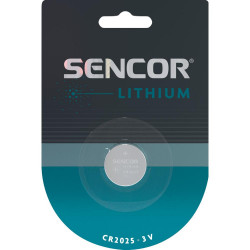 Μπαταρία Λιθίου Sencor SBA CR2025 3V 1τμχ 41725
