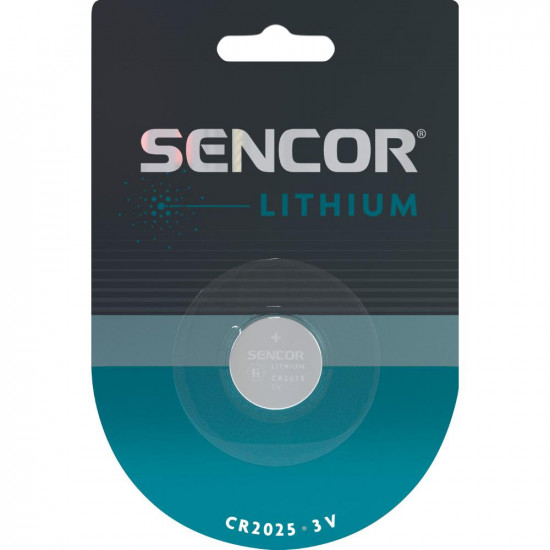 Μπαταρία Λιθίου Sencor SBA CR2025 3V 1τμχ 41725