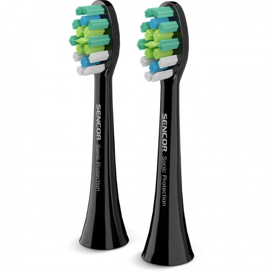 Sencor SOX 102 Premium Ανταλλακτικές Κεφαλές με Ειδικό Σχήμα W για Βαθύ και Αποτελεσματικό Καθαρισμό Συμβατές με Οδοντόβουρτσες Sencor SOC 4210BL/4211GD 42736