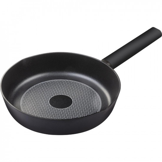 Τηγάνι POELE Αντικολλητικό Αλουμινίο 24x5,4cm Lamart LT1222 Μαύρo 43306