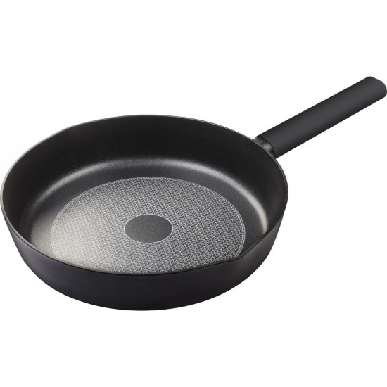 Τηγάνι POELE Αντικολλητικό Αλουμινίο 28x6cm Lamart LT1223 Μαύρο 43307