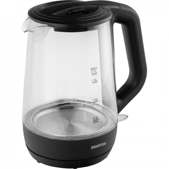 Βραστήρας με Γυάλινη Κανάτα 1,7lt 2200W  Smarton WK400 42797