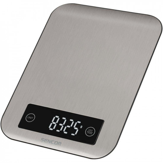 Ζυγαριά Κουζίνας 10kg Led Sencor SKS 7100SS Ασημί 42824