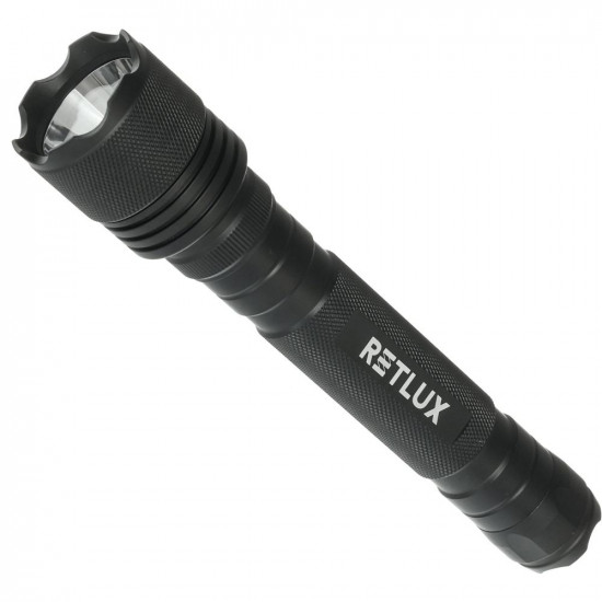 Φακός Retlux RPL 114 300 Lumens Απόσταση Δέσμης: 100m Αυτονομία: 144h Βάρος: 354gr IP44 Αλουμινίου 44401