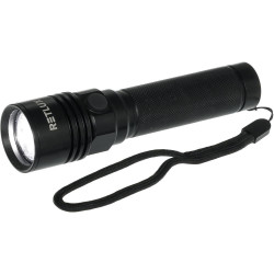 Επαναφορτιζόμενος Φακός Retlux RPL 400 240 Lumens Απόσταση Δέσμης: 100m Αυτονομία: 6h Βάρος: 84gr IPX4  Πλαστικός 2000mAh 44405